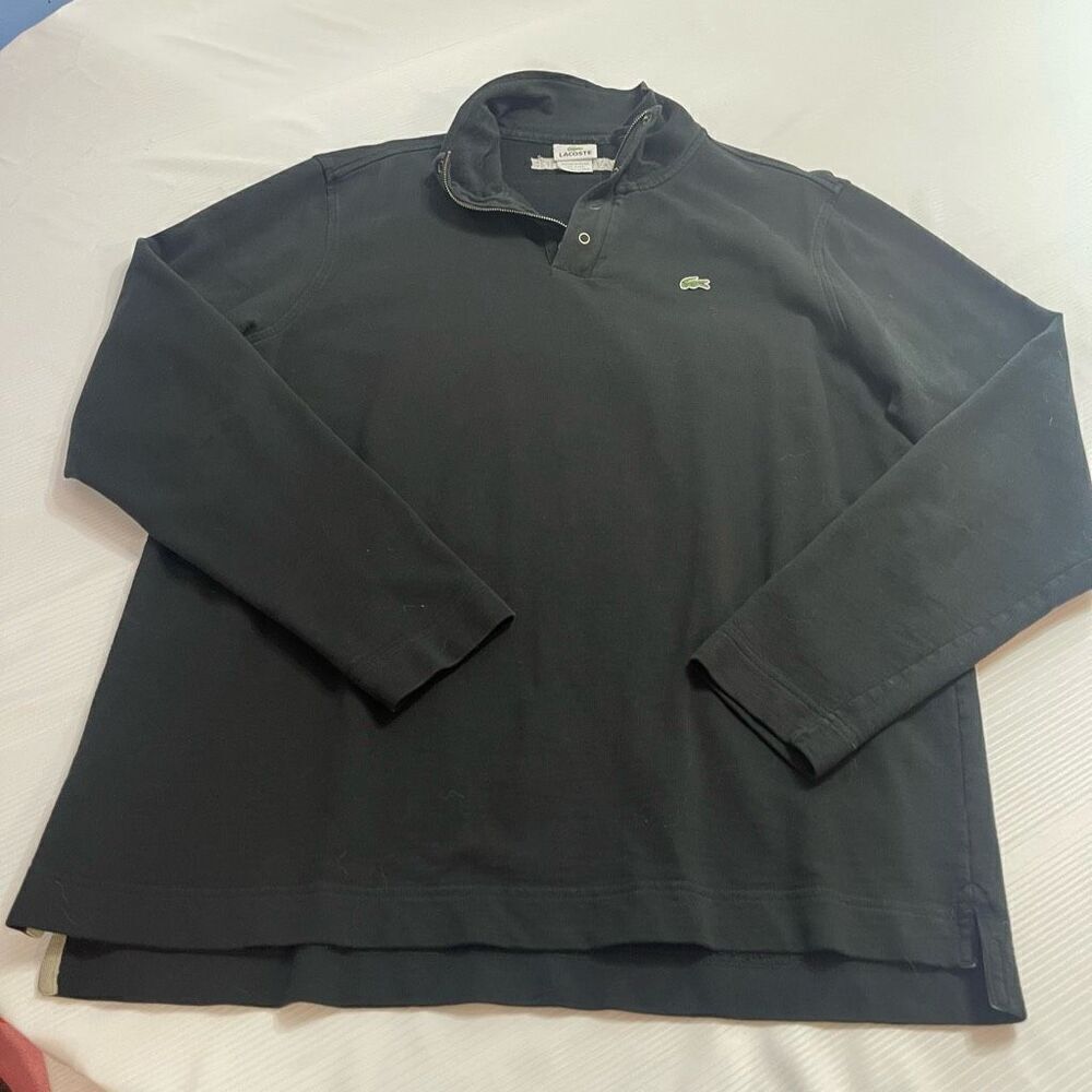 Lacoste Black Sweater Pullover Size 6 US XL